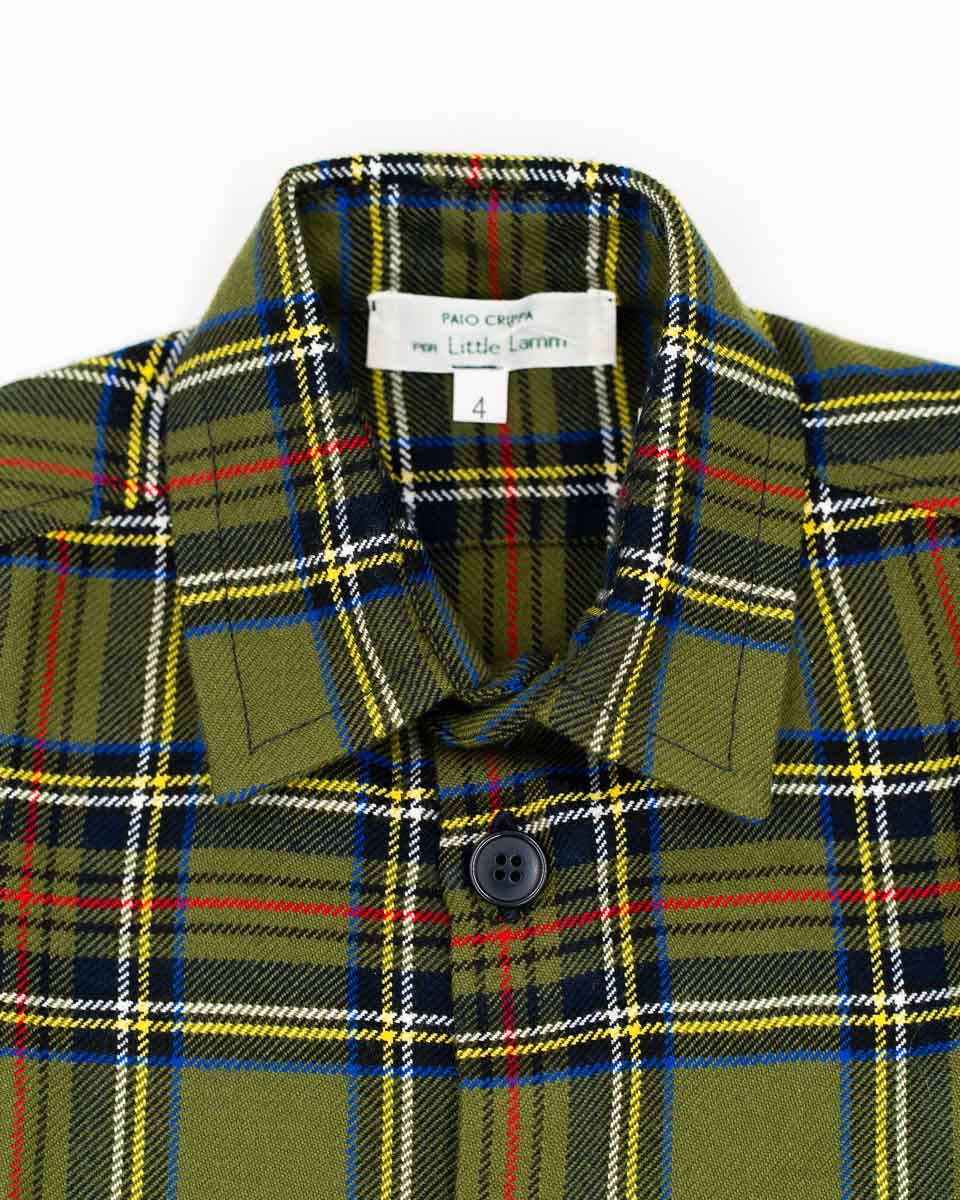 Kinder Hemd Wolle Tartan - Paio Crippa – Bild 4