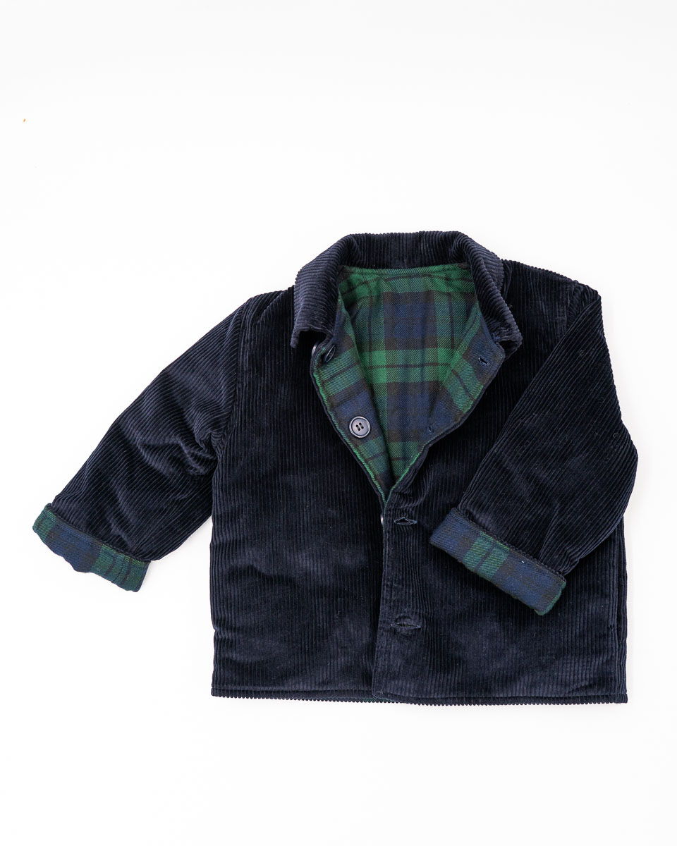 Kinder Jacke Cord Doubleface - Paio Crippa – Bild 4